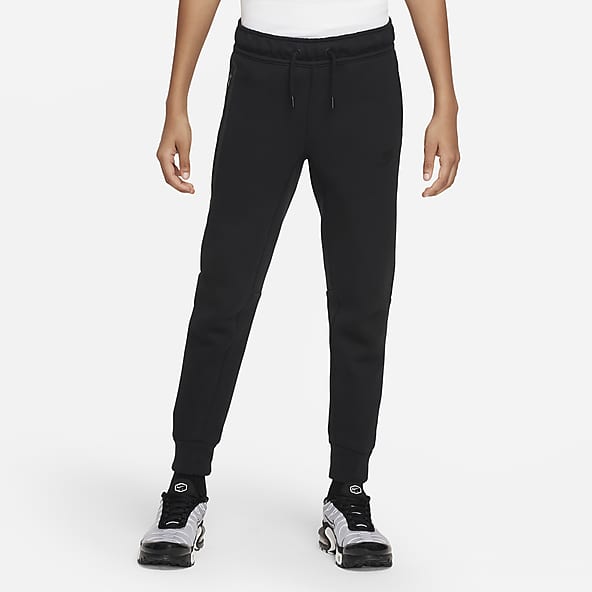 Boys black skinny joggers on sale